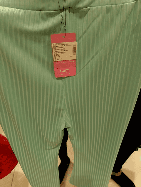 aqua poly rib trousers - 20925793 -  Standard Image - 0