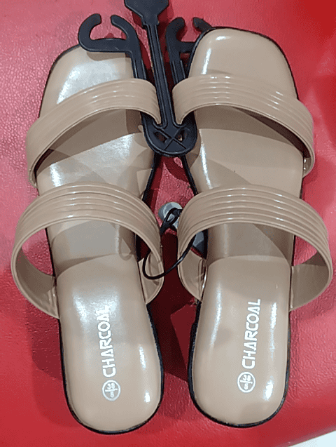 tan pu (polyurethane) flip flops - 20928584 - Standard Image - 0