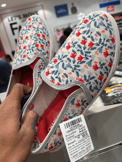 red canvas mules - 20928599 - Zoom Image - 0