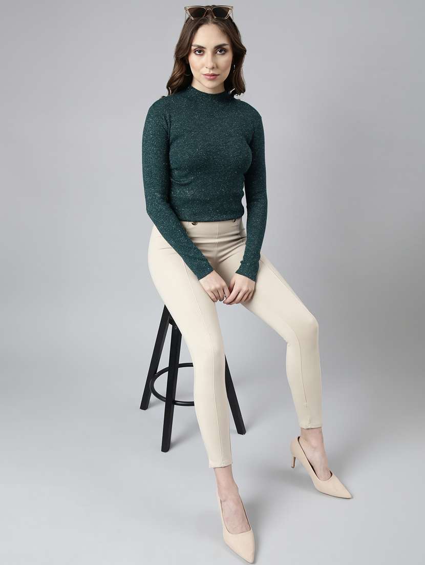 women's solid color regular top - 20928703 -  Standard Image - 5