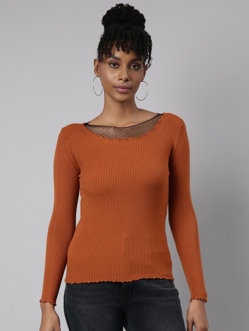 women's solid color regular top - 20928710 - Zoom Image - 0