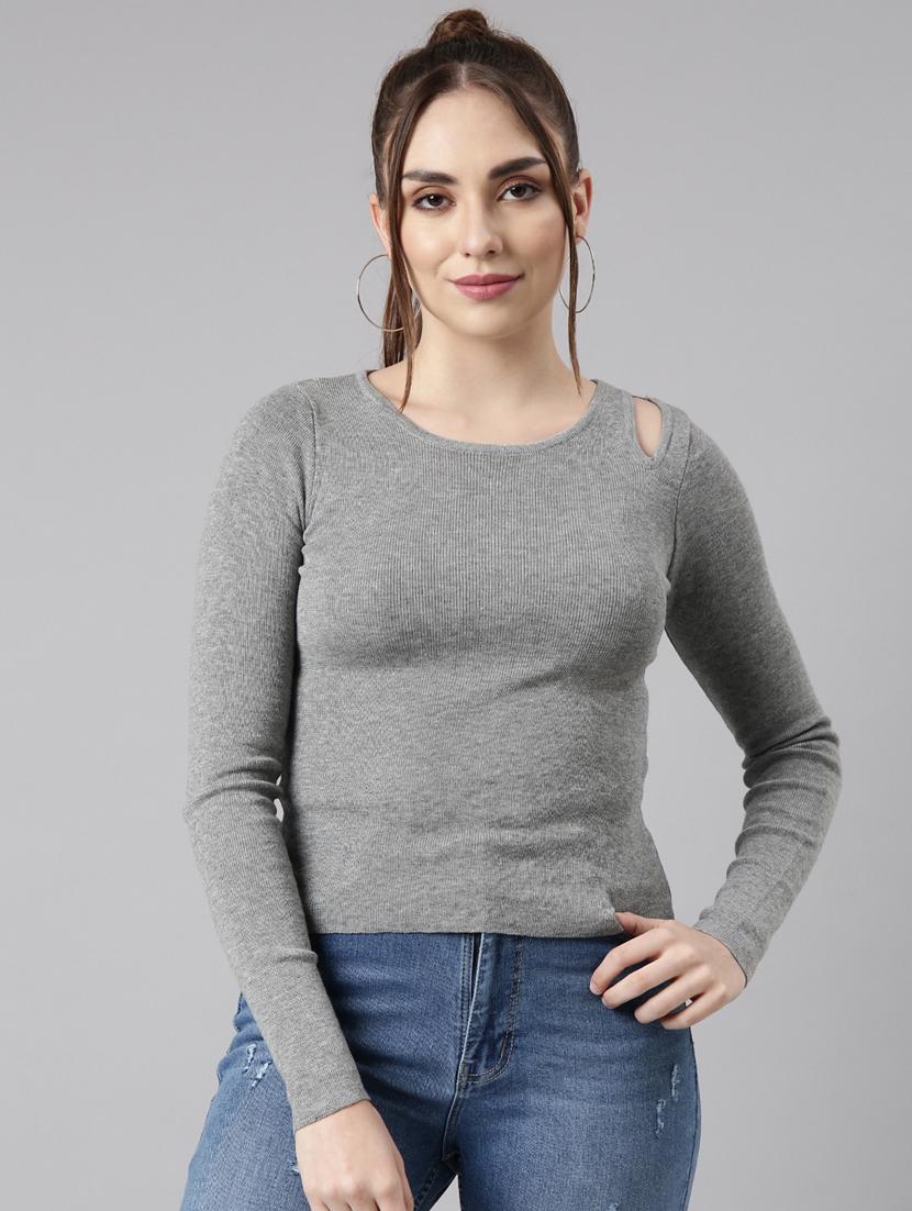 women's solid color regular top - 20928716 - Zoom Image - 0