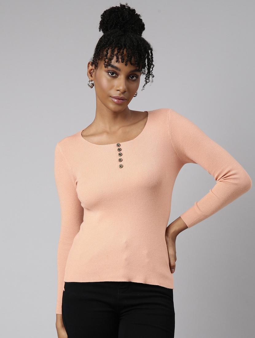 women's solid color regular top - 20928724 - Zoom Image - 0