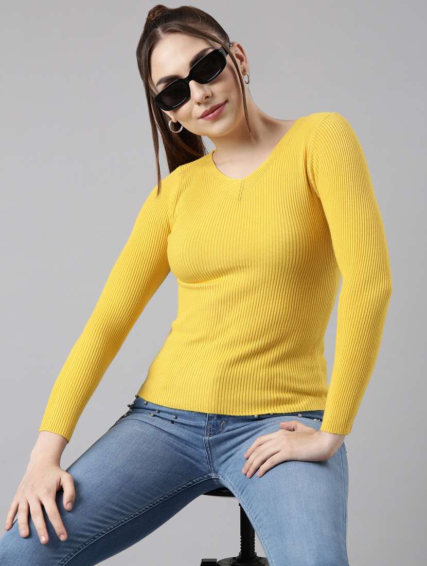 women's solid color regular top - 20928731 -  Standard Image - 3