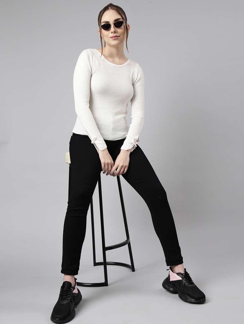 women's solid color regular top - 20928737 -  Standard Image - 5