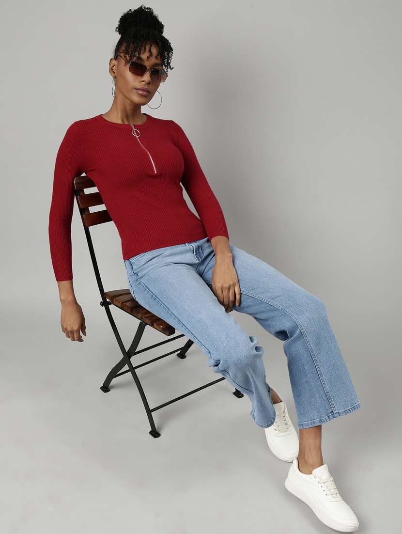 women's solid color regular top - 20928740 -  Standard Image - 5