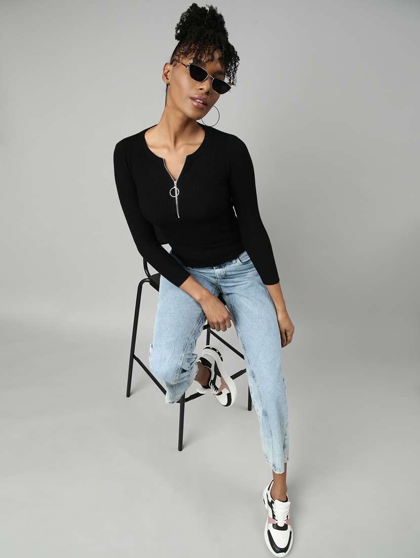 women's solid color regular top - 20928742 -  Standard Image - 5