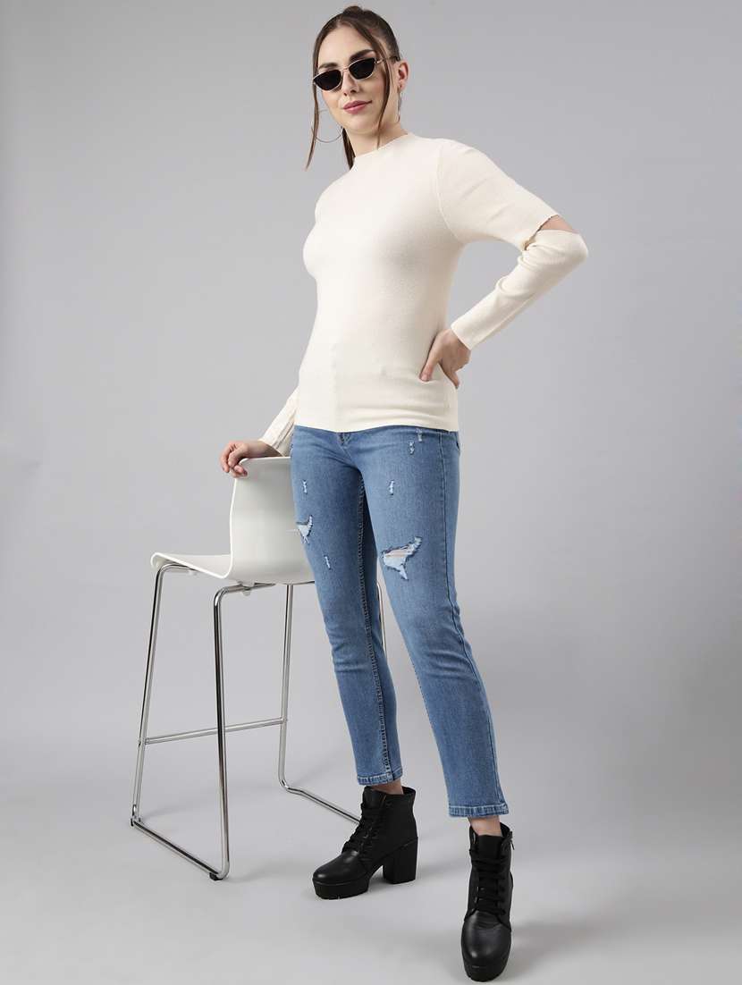 women's solid color regular top - 20928744 -  Standard Image - 5