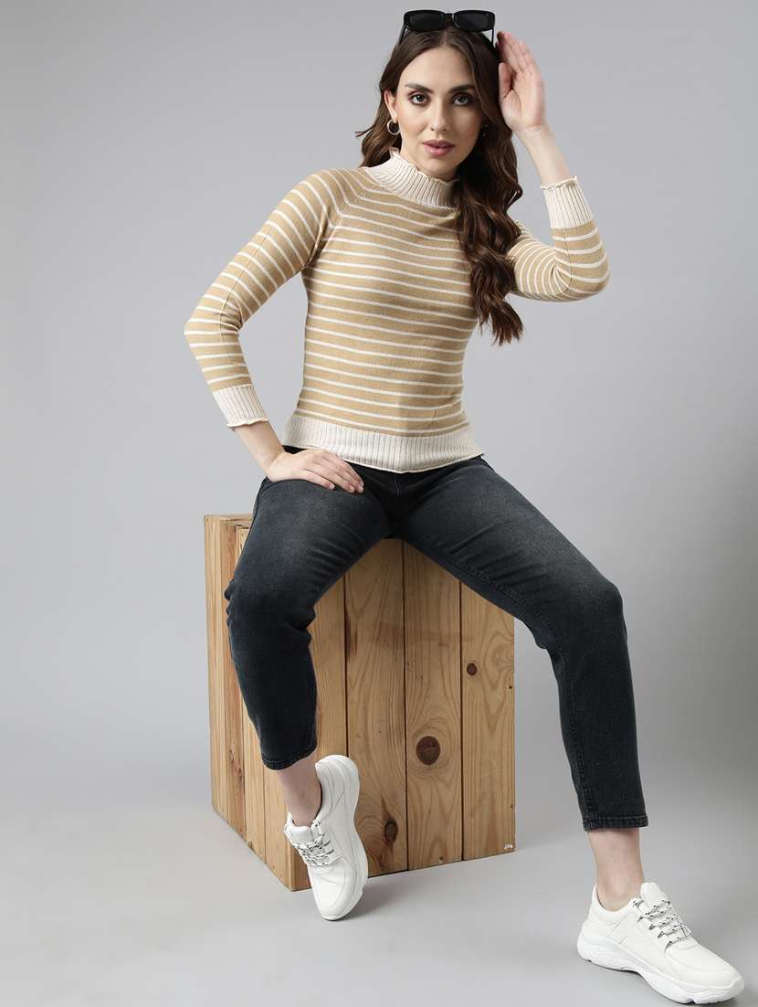 women's stripped regular top - 20928748 -  Standard Image - 5