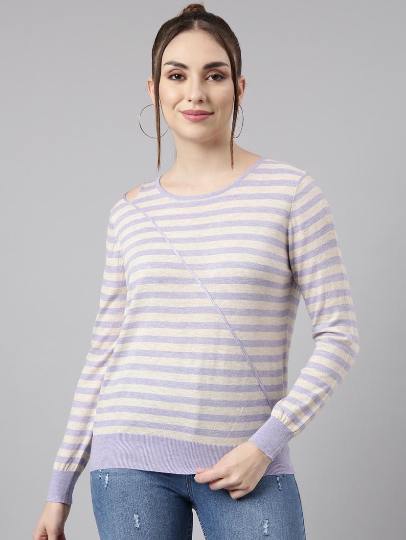 women's stripped regular top - 20928752 -  Zoom Image - 0
