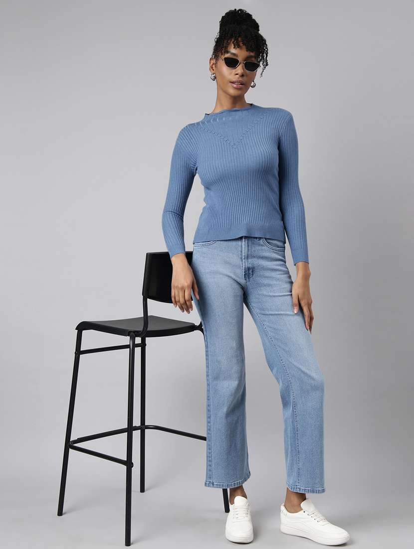 women's solid color regular top - 20928772 -  Standard Image - 5