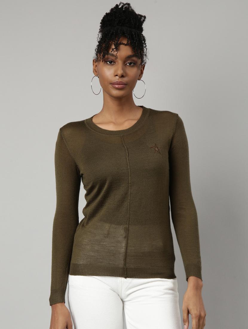 women's solid color regular top - 20928776 -  Zoom Image - 0