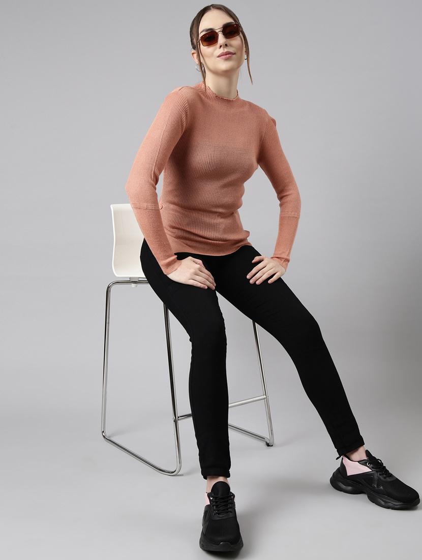 women's solid color regular top - 20928779 - Standard Image - 5
