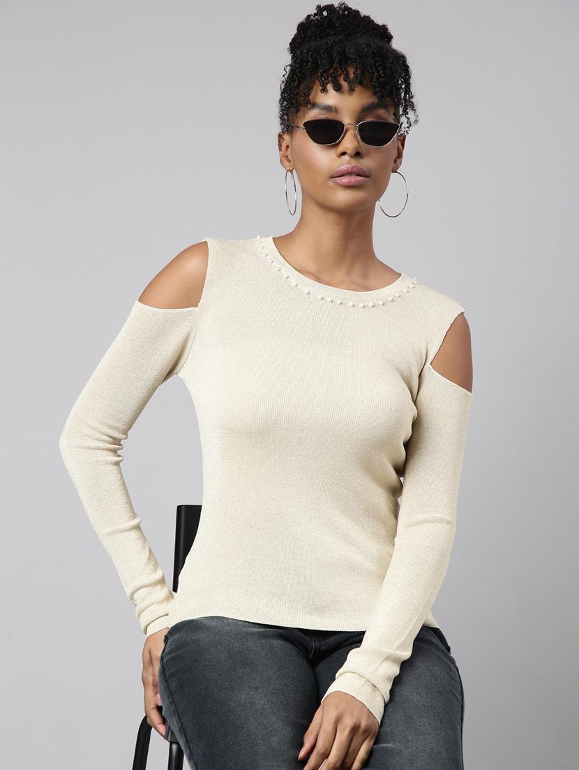 women's solid color regular top - 20928781 - Standard Image - 3