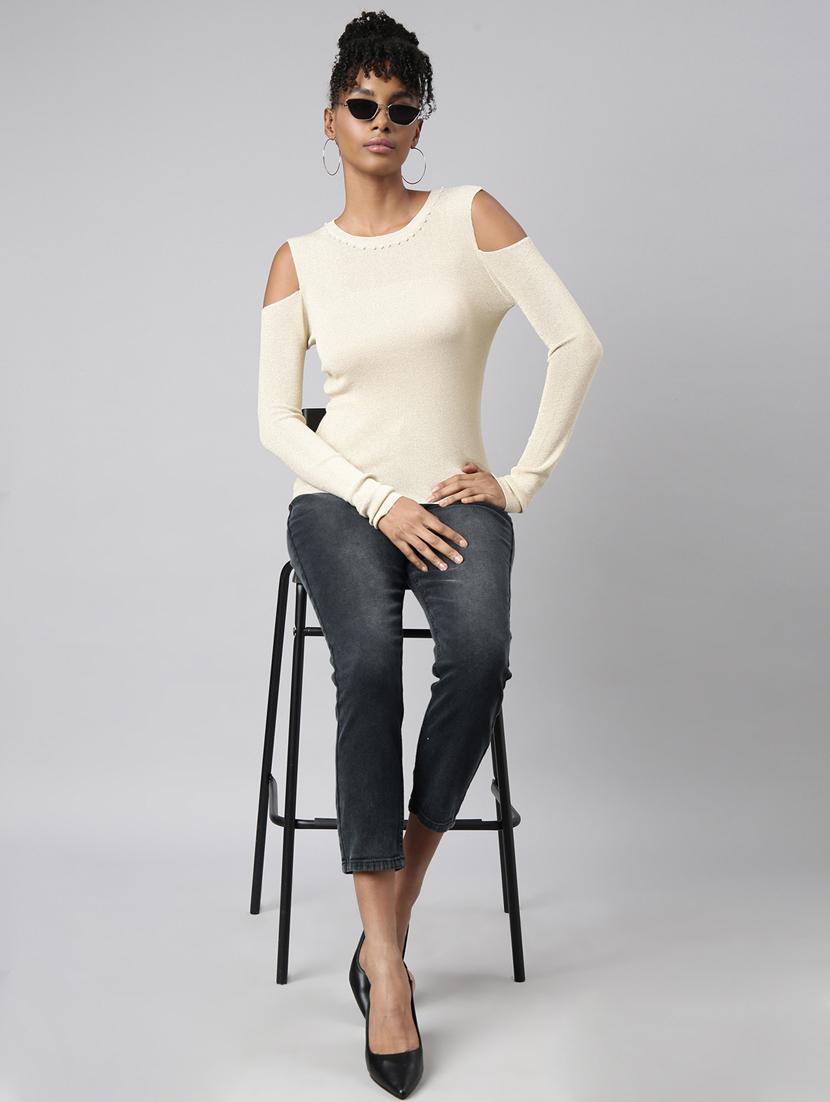 women's solid color regular top - 20928781 - Standard Image - 5