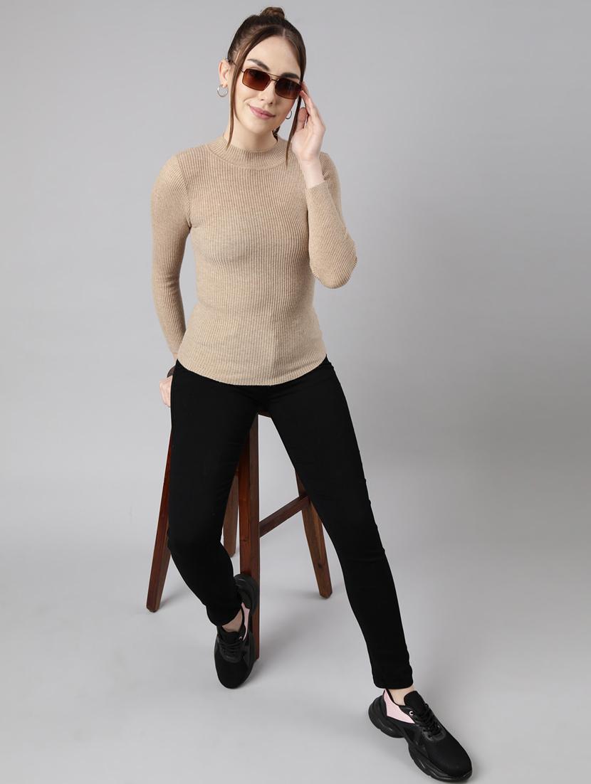 women's solid color regular top - 20928783 - Standard Image - 5