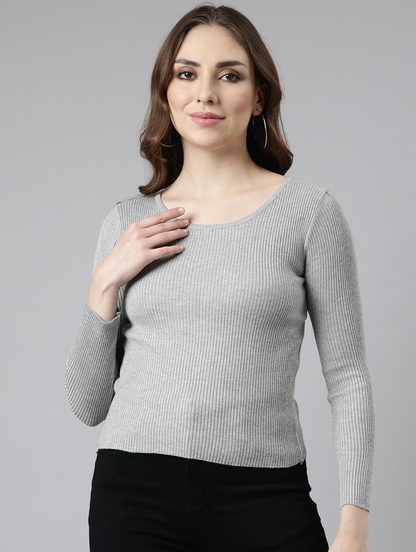 women's solid color regular top - 20928786 -  Zoom Image - 0