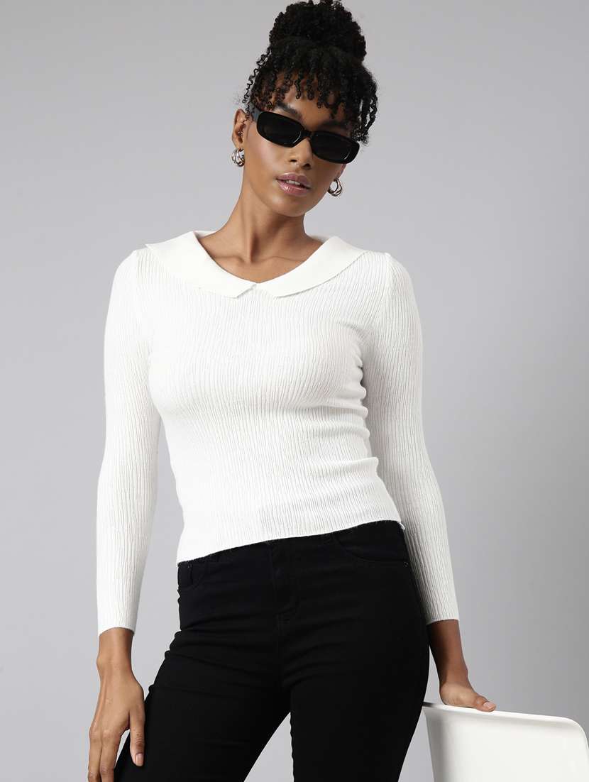 women's solid color regular top - 20928788 -  Standard Image - 3