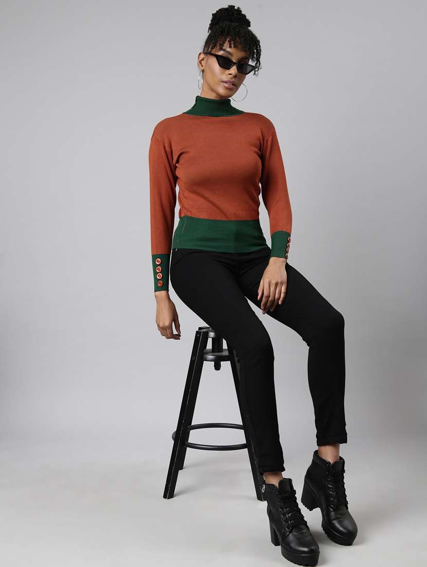 women's solid color regular top - 20928793 -  Standard Image - 5