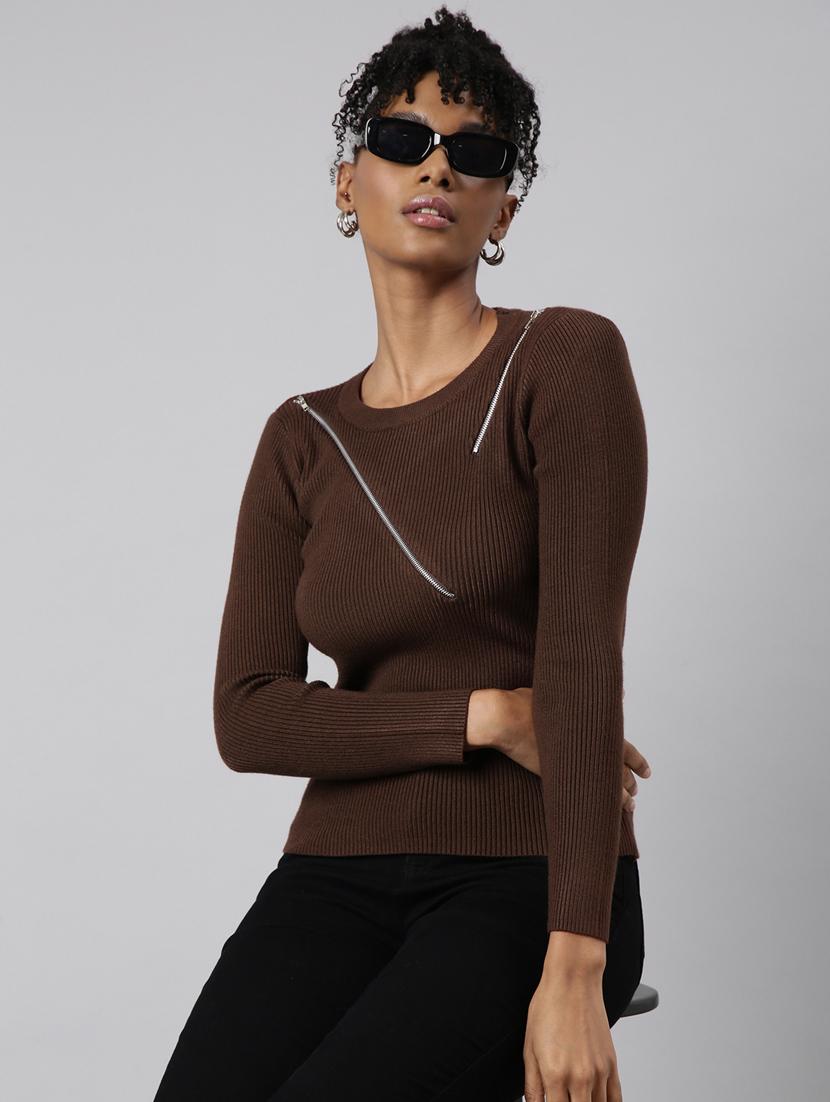 women's solid color regular top - 20928797 - Standard Image - 3