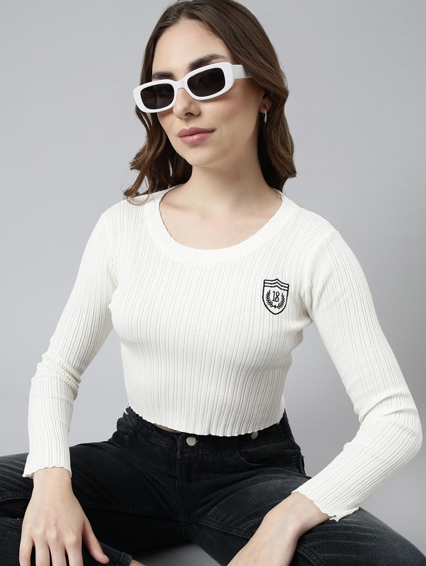 women's solid color regular top - 20928802 - Standard Image - 3