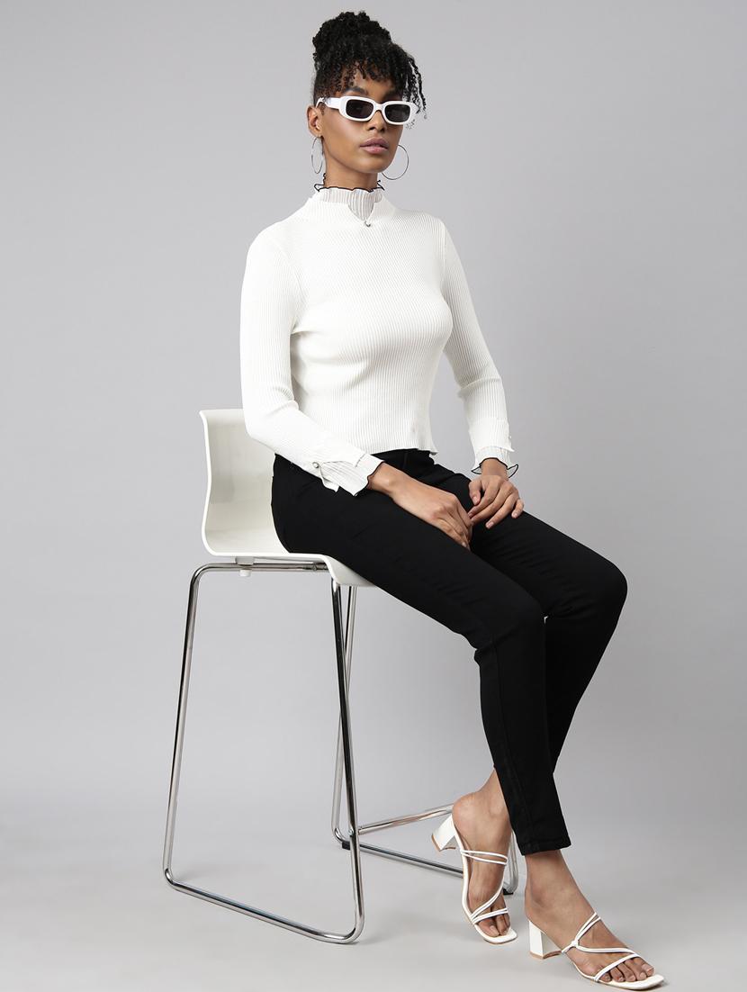 women's solid color regular top - 20928805 - Standard Image - 5