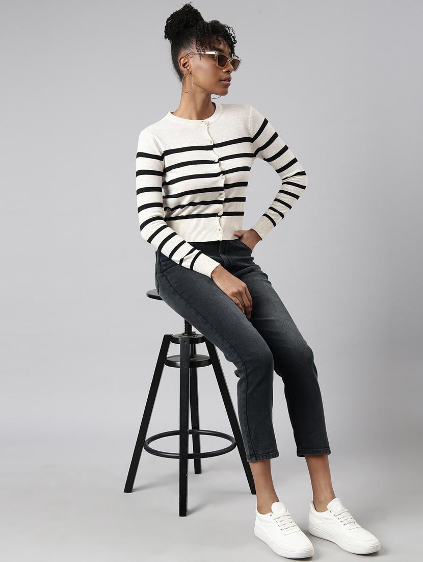 women's round neck shirt top - 20928819 - Standard Image - 5