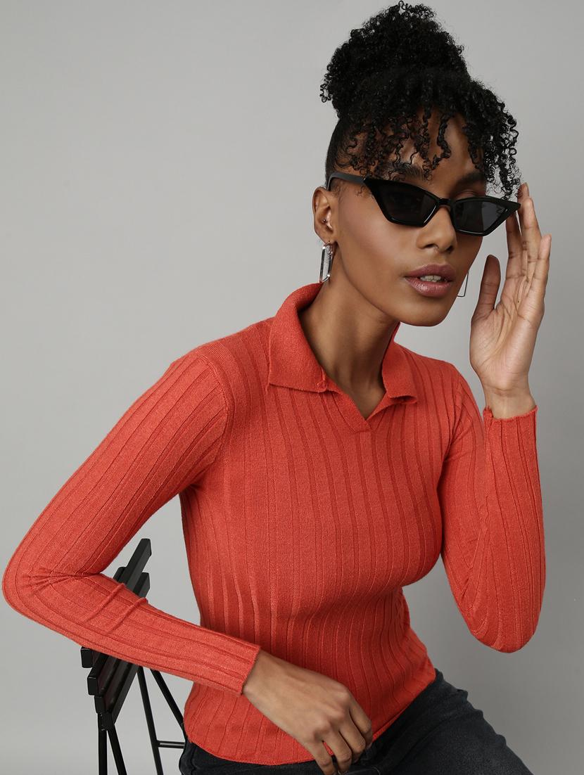 women's solid color regular top - 20928821 - Standard Image - 3