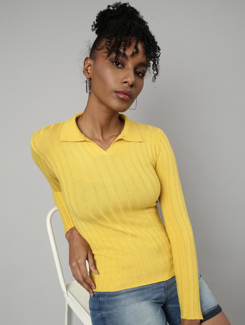 women's solid color regular top - 20928822 - Standard Image - 3