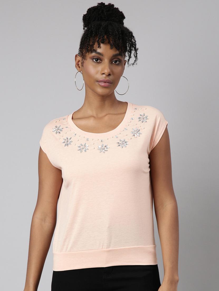 women's round neck regular top - 20928830 -  Zoom Image - 0