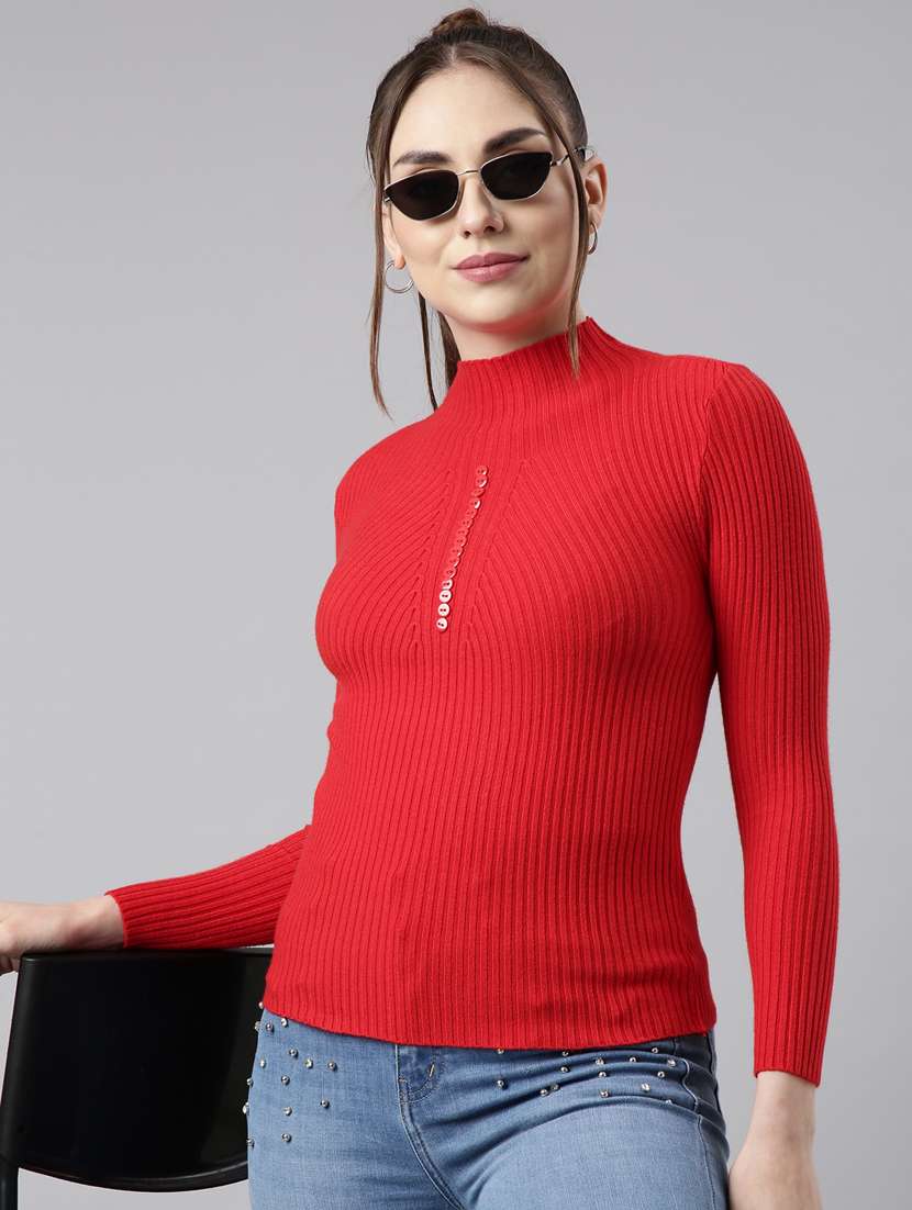 women's solid color regular top - 20928832 -  Standard Image - 3