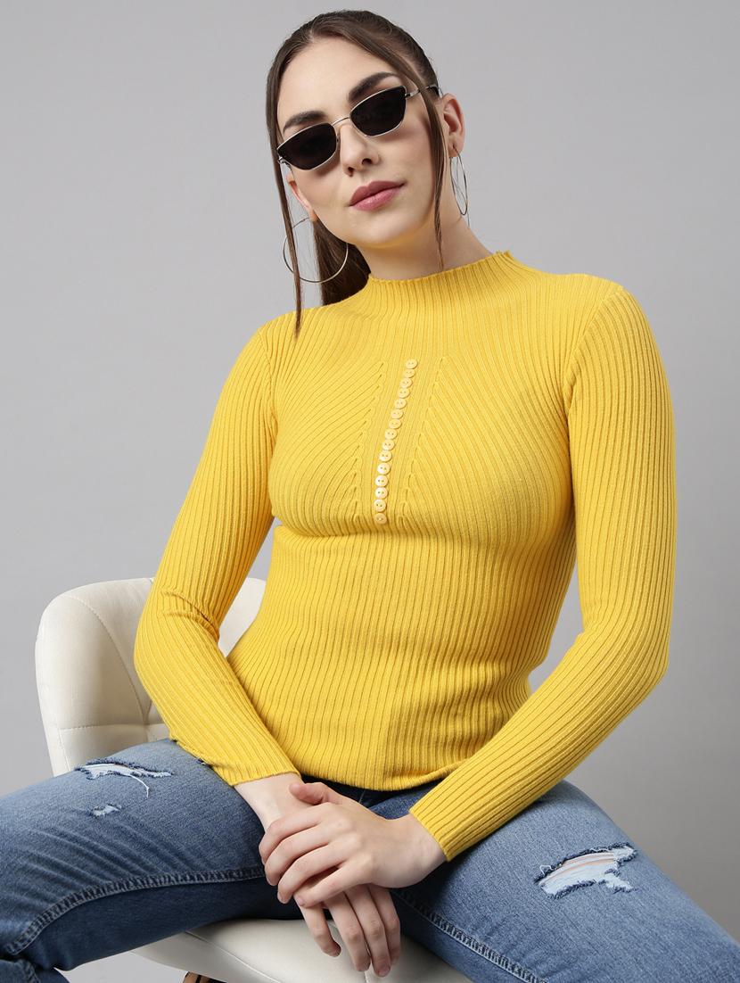 women's solid color regular top - 20928833 - Standard Image - 3