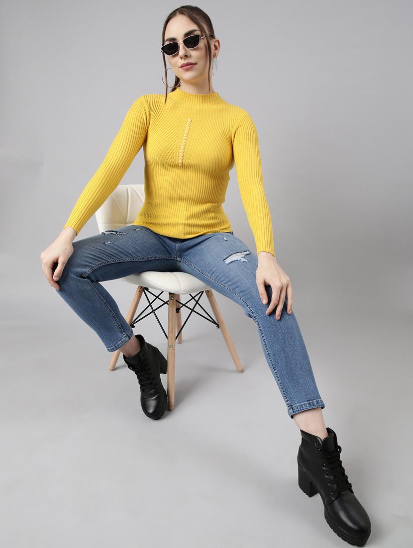 women's solid color regular top - 20928833 - Standard Image - 5