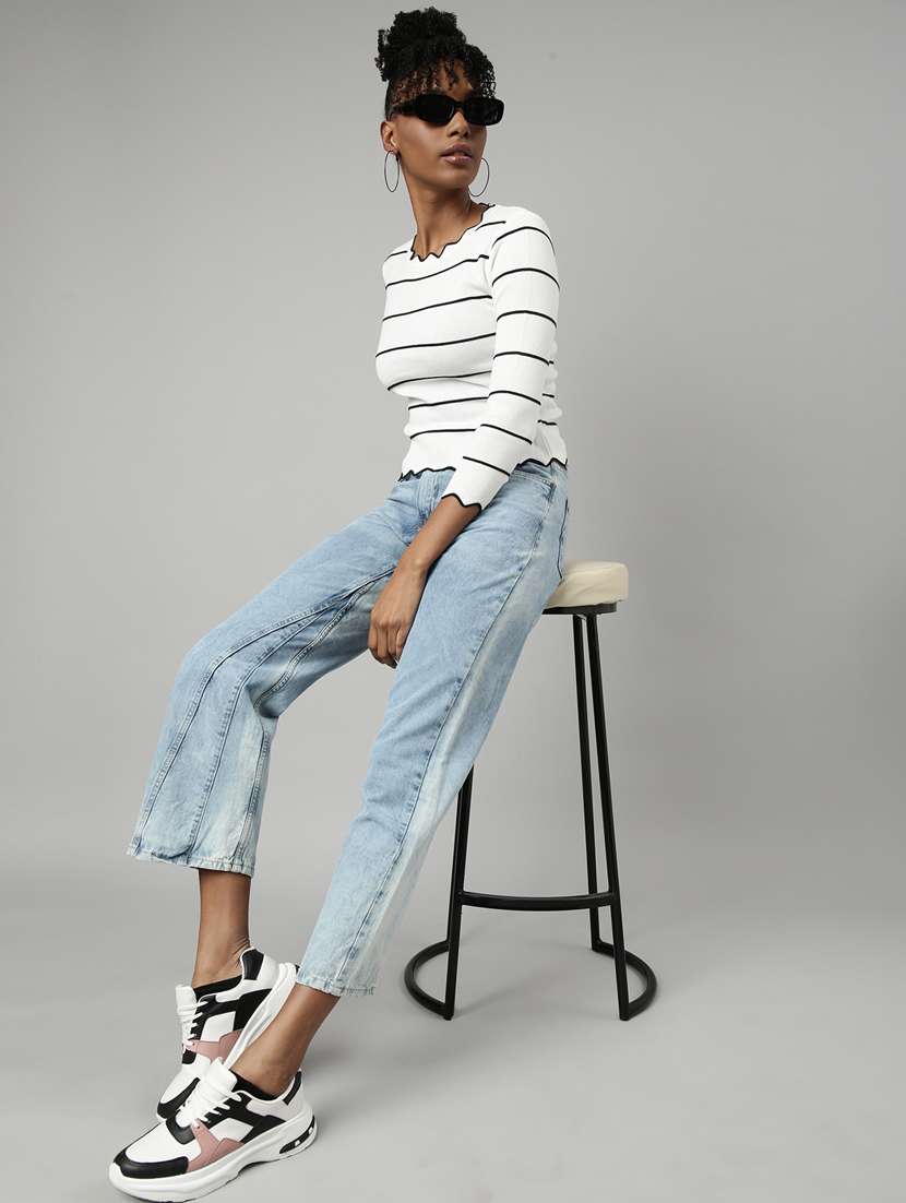 women's round neck regular top - 20928838 -  Standard Image - 5