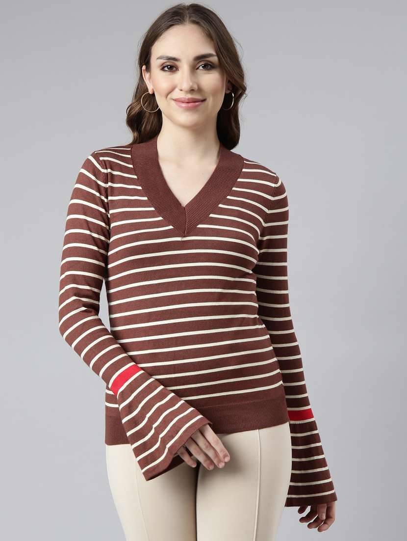 women's v-neck regular top - 20928840 -  Zoom Image - 0