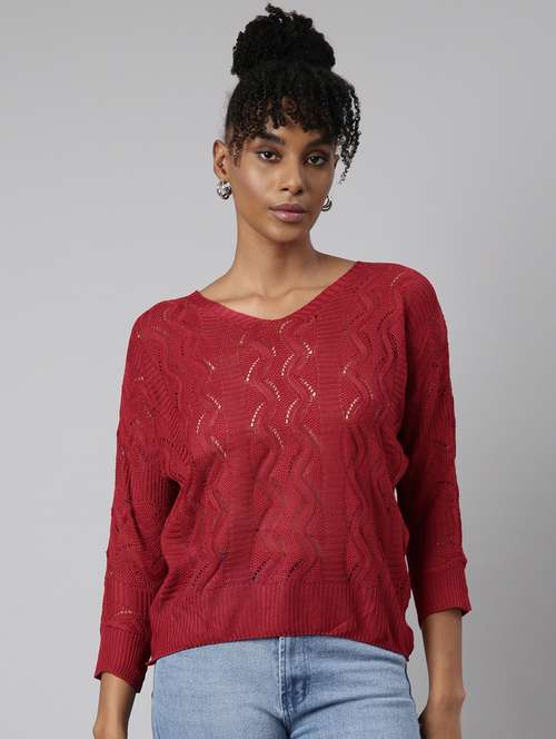 women's v-neck regular top - 20928842 - Standard Image - 0
