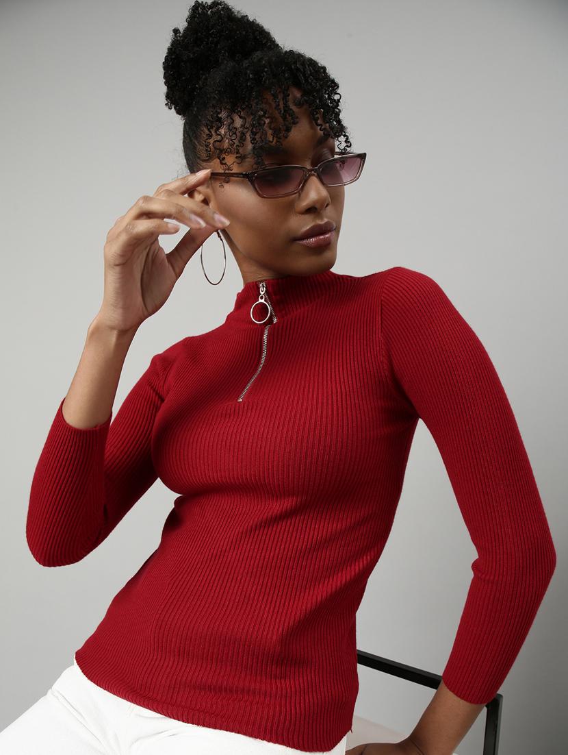 women's solid color regular top - 20928853 - Standard Image - 3