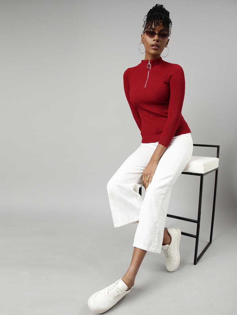 women's solid color regular top - 20928853 - Standard Image - 5
