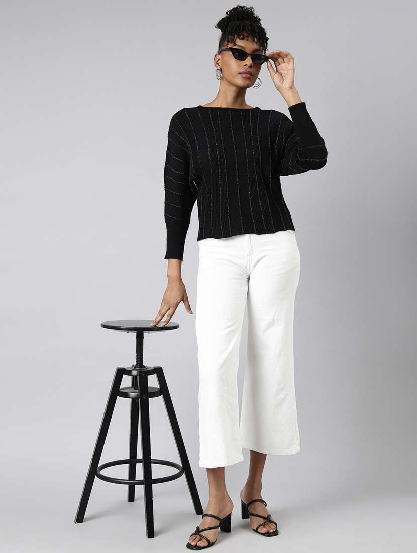 women's boat neck regular top - 20928855 -  Standard Image - 5