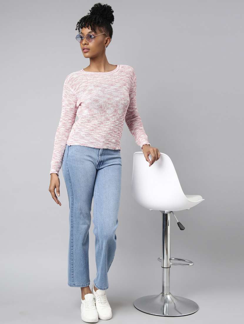 women's round neck regular top - 20928859 - Standard Image - 5