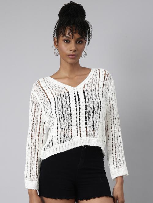 women's v-neck regular top - 20928861 - Standard Image - 0