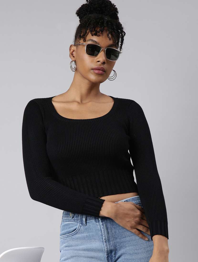 women solid color regular top - 20928868 -  Standard Image - 3