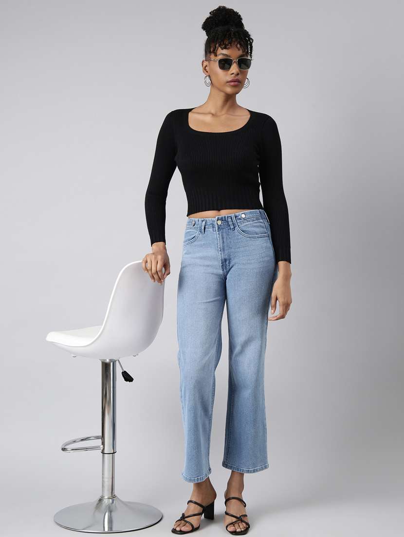 women solid color regular top - 20928868 -  Standard Image - 5