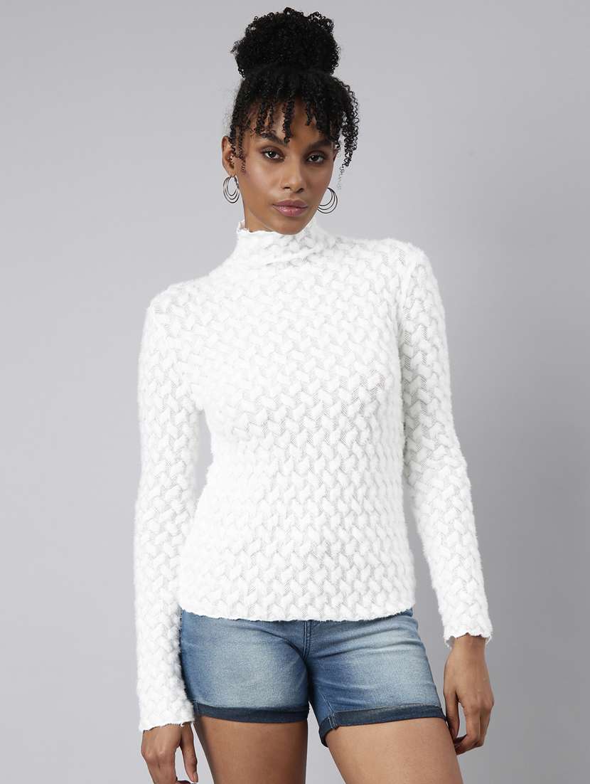 women high neck regular top - 20928876 - Zoom Image - 0