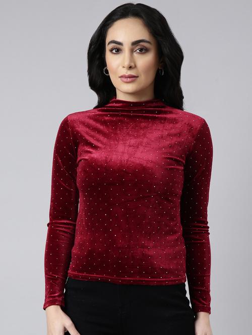 women solid color turtle neck top - 20928898 - Standard Image - 0