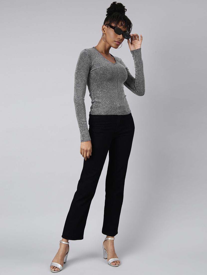 women self designed long sleeeves top - 20928916 - Standard Image - 5