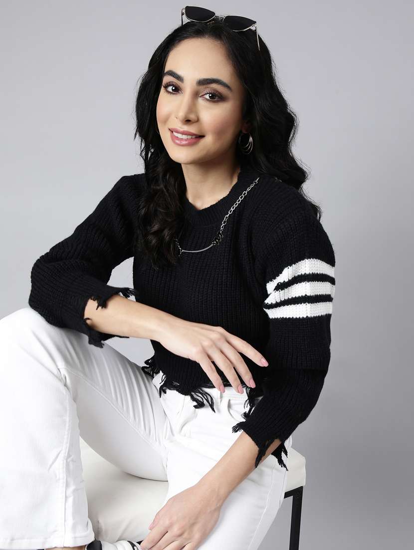 women's solid color crop top - 20928923 -  Standard Image - 3