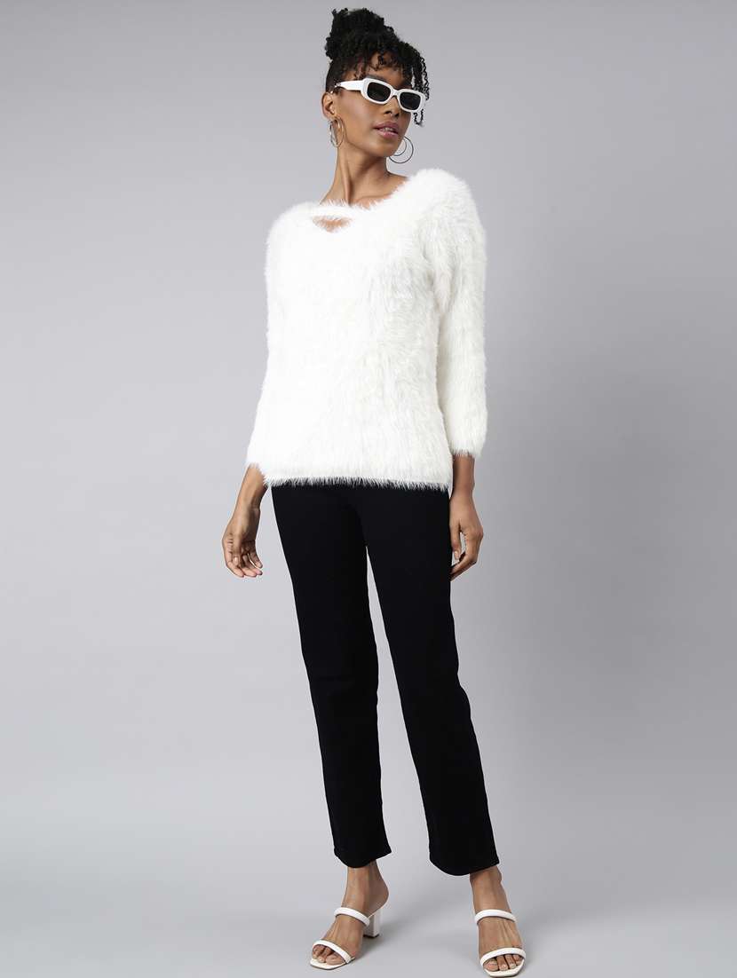 women solid color regular top - 20928928 -  Standard Image - 5