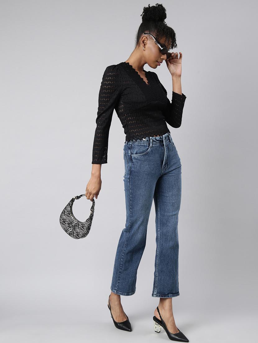 women self designed puff sleeves top - 20928930 - Standard Image - 5