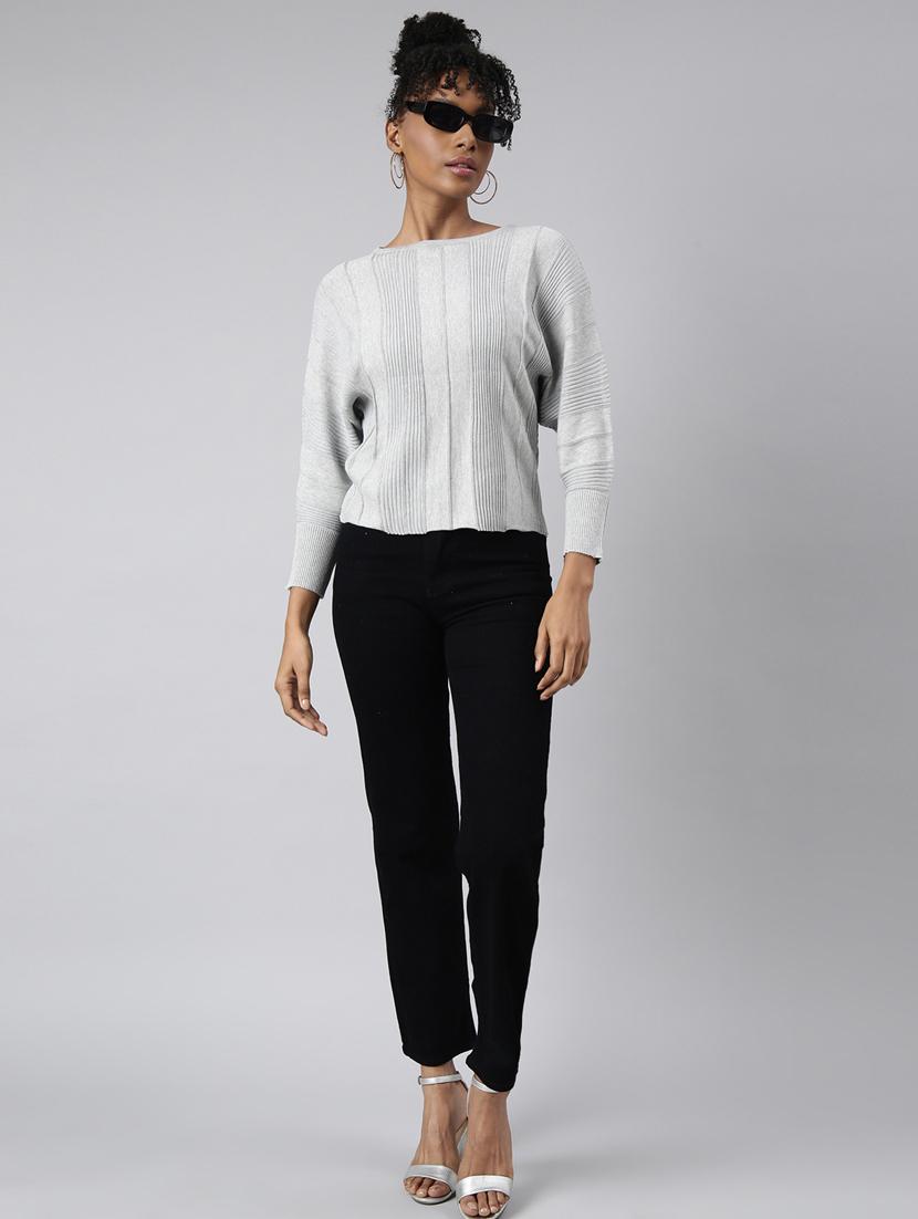 women round neck regular top - 20928935 - Standard Image - 5